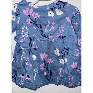 Carters Infant Floral Dress & Bloomer Set Blue Pink Size 3Months